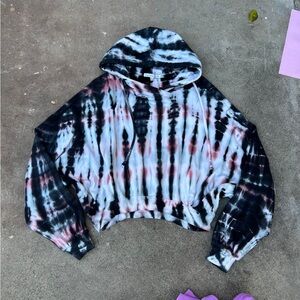 Oversized tie dye hoodie